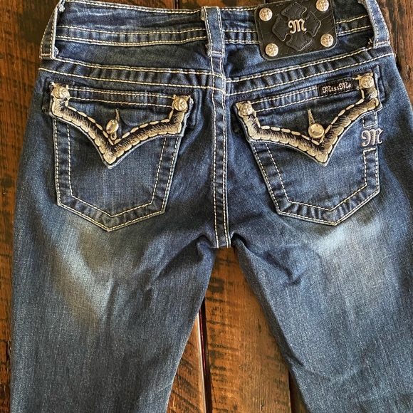 Miss Me jeans size 26 Cuffed Skinny.  Item# JS5885CK - Picture 7 of 12